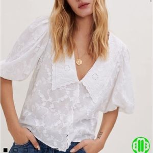 Maje White blouse